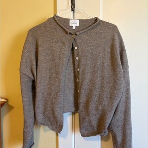 Things Between mocha piper cardigan S